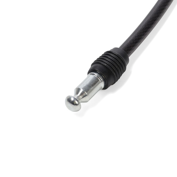 Замок навесной велосипедный Tundra Comfort, 8х800 мм, перфорированный ключ с пласт. ручкой