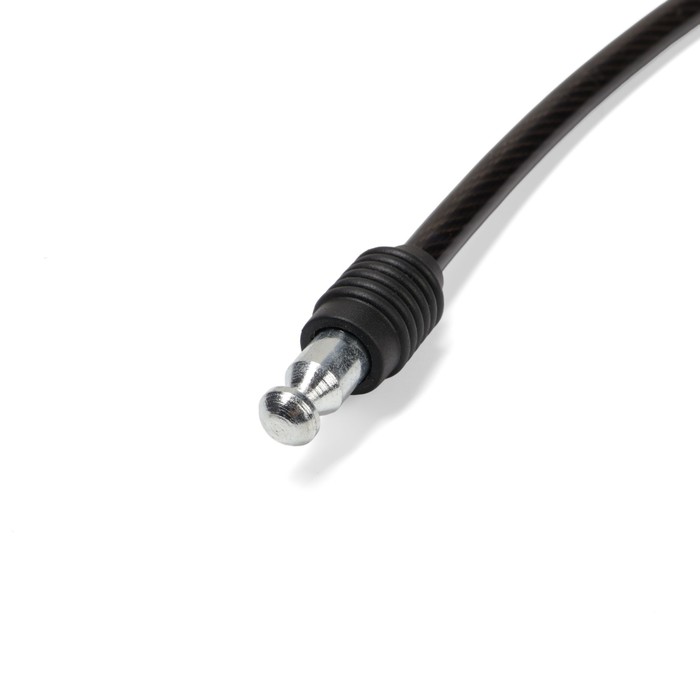 Замок навесной велосипедный Tundra Comfort, 8х650 мм, перфорированный ключ с пласт. ручкой