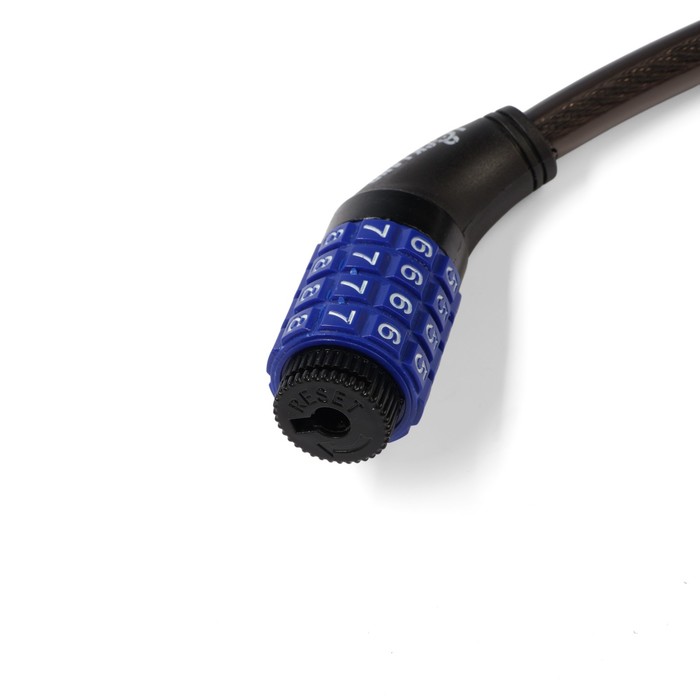 Замок навесной велосипедный Tundra Comfort, кодовый, 12х800 мм