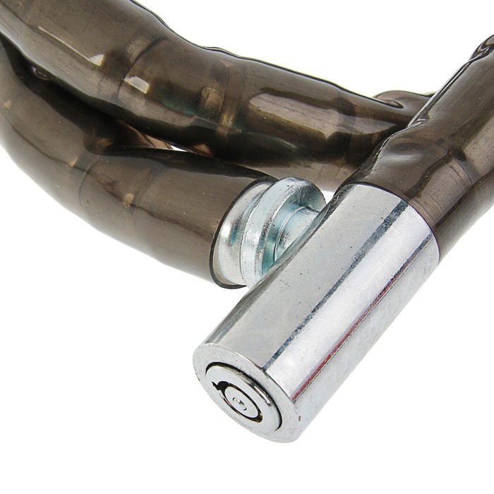 Замок навесной велосипедный Tundra Premium, 18х1000 мм, специальный ключ с пласт.ручкой