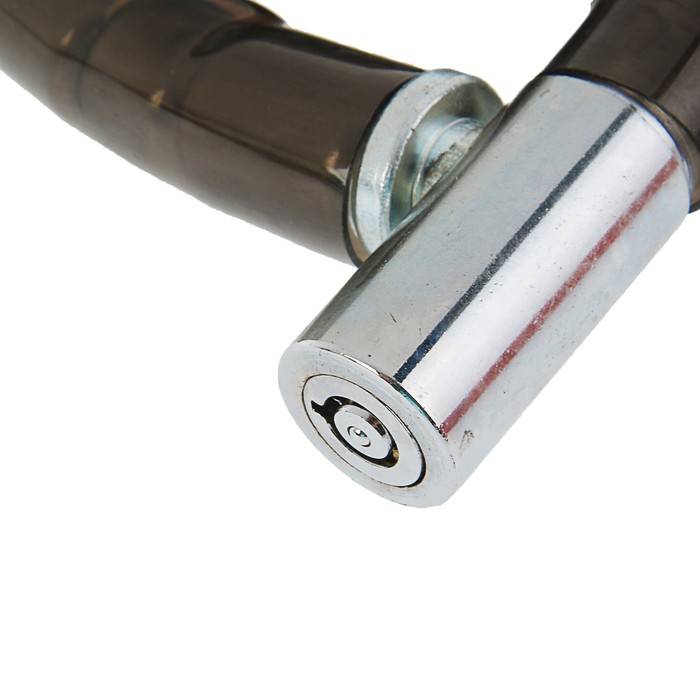 Замок навесной велосипедный Tundra Premium, 18х1200 мм, специальный ключ с пласт. ручкой
