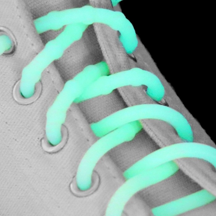 Шнурки силиконовые, с круглым сечением, d=5мм, 45см, пара, цвет прозрачный