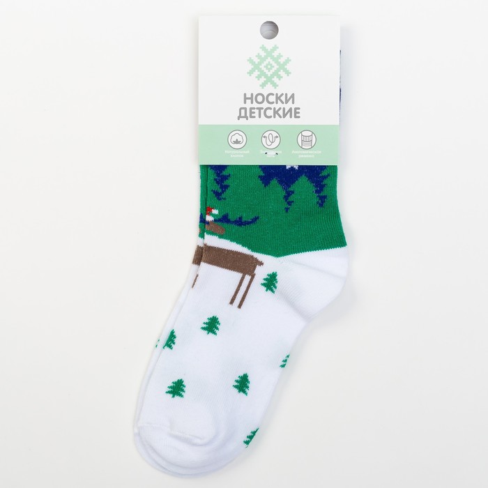 Носки детские KAFTAN "Олененок" 16-18 см, 4-6 г., 80% хл.,17% п/а, 3% эл.