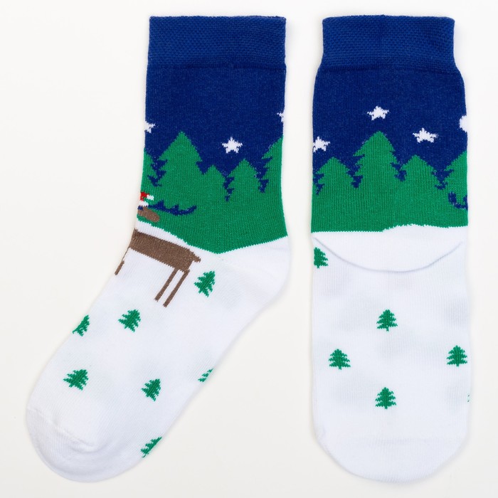 Носки детские KAFTAN "Олененок" 18-20 см, 7-9 ., 80% хл.,17% п/а, 3% эл.