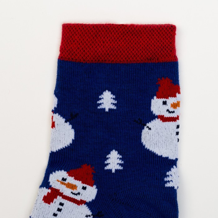 Носки детские KAFTAN снеговик паттерн16-18 см, 4-6 г., 80% хл.,17% п/а, 3% эл.