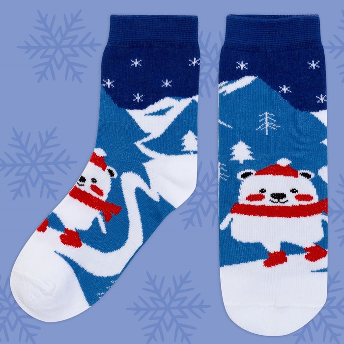 Носки детские KAFTAN "Медвежонок" 18-20 см, 7-9 ., 80% хл.,17% п/а, 3% эл.