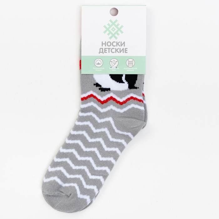 Носки детские KAFTAN "Пингвин" 14-16 см, 2-3 г., 80% хл.,17% п/а, 3% эл.