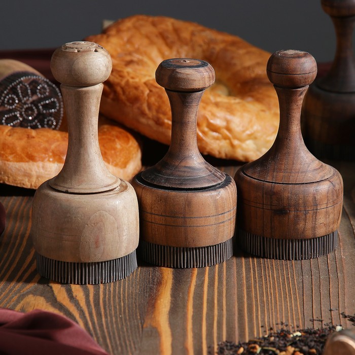 Оттиск для лепешек №5, малый, цвет и рисунок микс