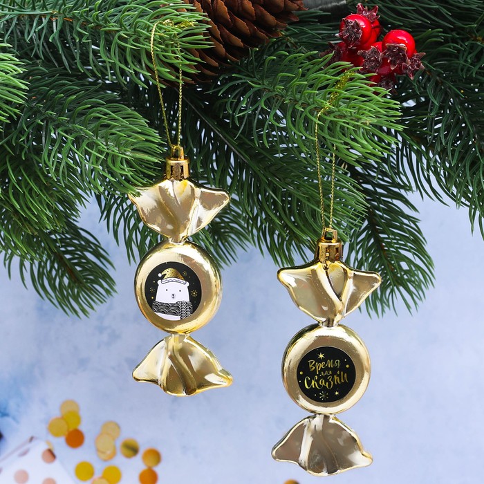 Набор подвесок на ёлку "Время для сказки", 2 шт.