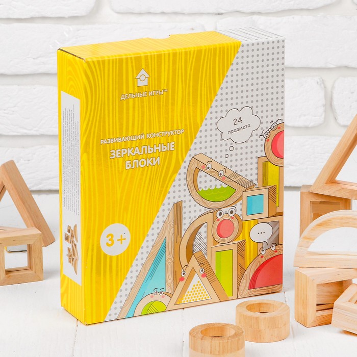Развивающий конструктор "Зеркальные Блоки"