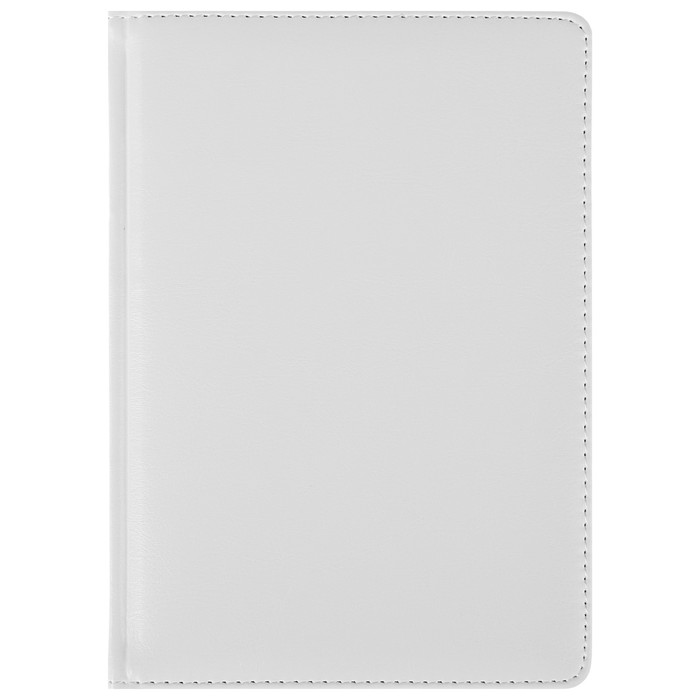 Ежедневник недатированный А5+, 136 листов Sidney Nebraska, искусственная кожа, золотой срез, белый