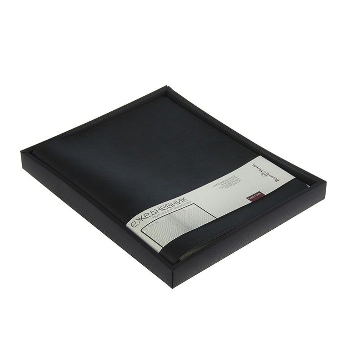 Ежедневник недатированный В5, 136 листов на гребне Tintoretto new, искусственная кожа, чёрный