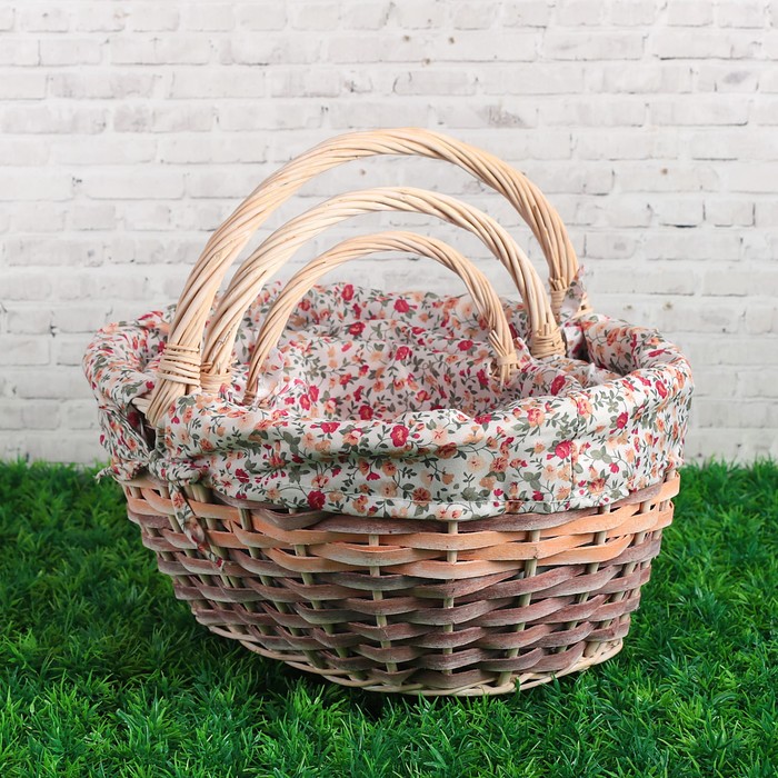 Набор корзин ива: 35х28хH16хHH26/29х22хH13хHH22/23х17хH11хHH18, 3 шт