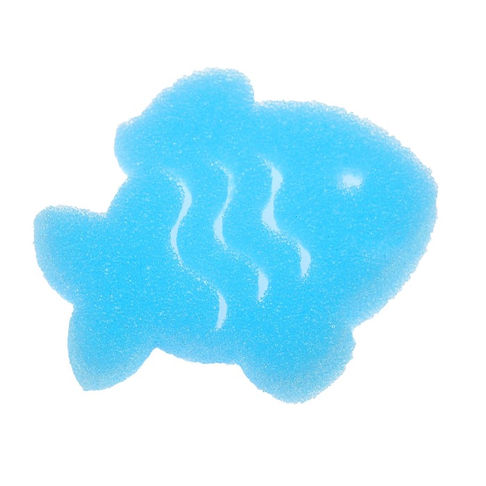 Детская губка-мочалка «Кошечка» для купания, игровой набор 2 шт.