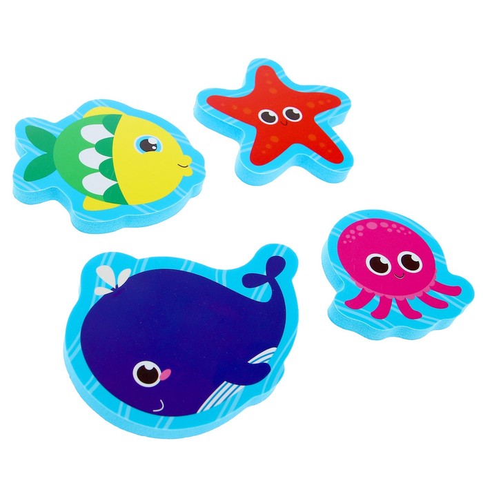 Набор игрушек для ванны «Морские жители»