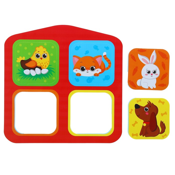 Набор игрушек для ванны «Домашние животные»