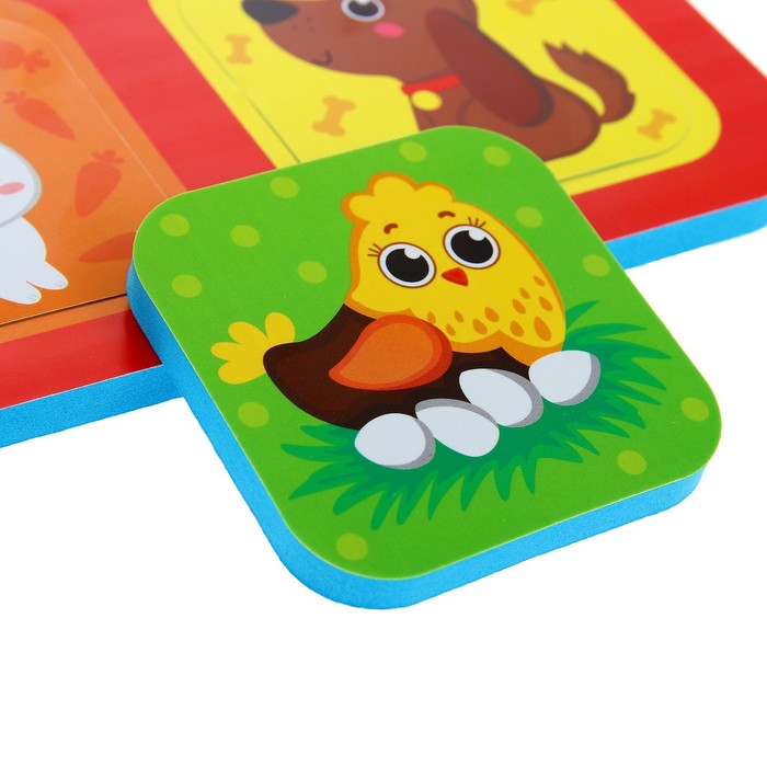 Набор игрушек для ванны «Домашние животные»