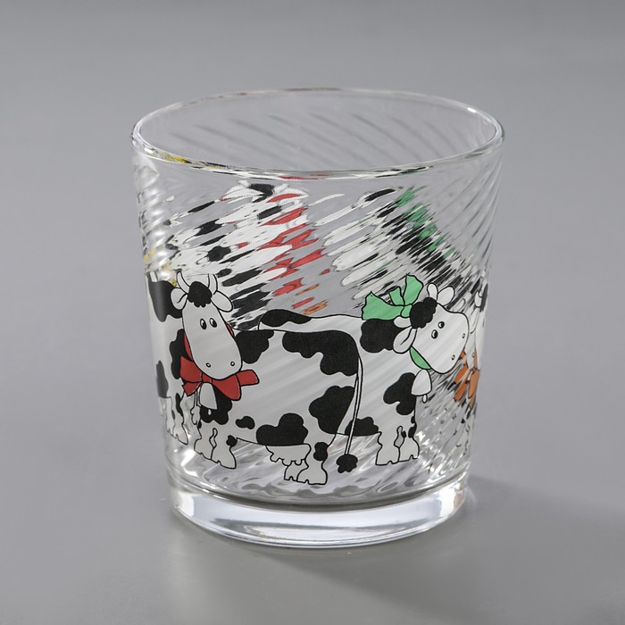 Стакан 250 мл "Коровы"