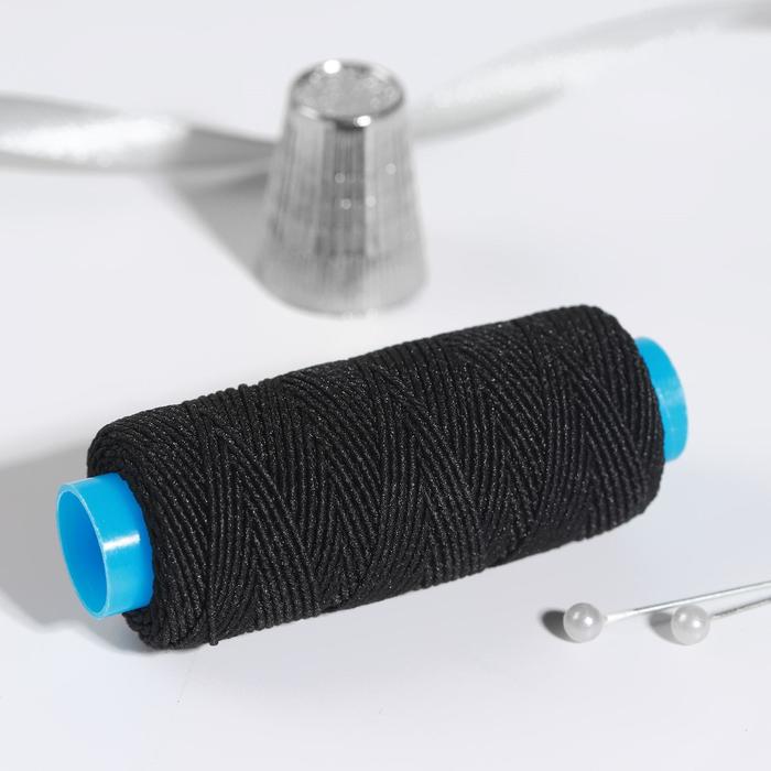 Нитки 25м, цвет чёрный