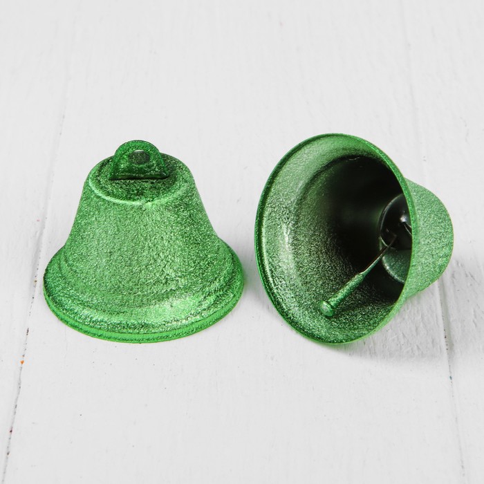 Колокольчик "Блеск", набор 2 шт, размер 1 шт 5 см, цвета МИКС