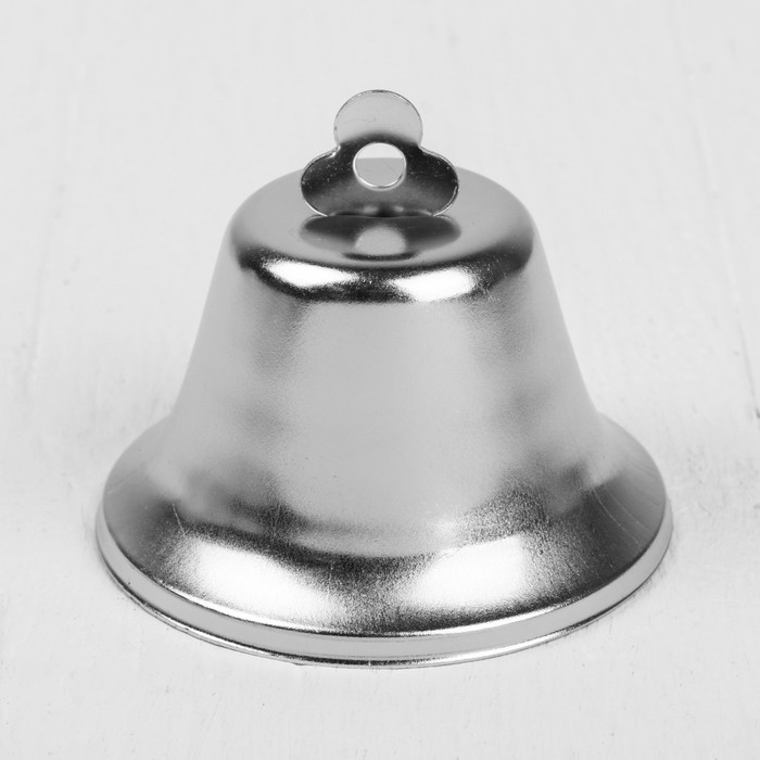 Колокольчик, размер 1 шт. 7,5 см, цвет серебряный