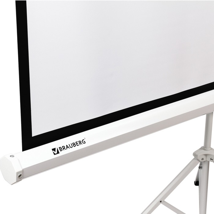 Экран проекционный 180х180см BRAUBERG TRIPOD, матовый, на треноге 236730