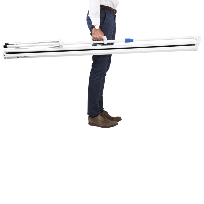 Экран проекционный 200х200см BRAUBERG TRIPOD, матовый, на треноге 236731