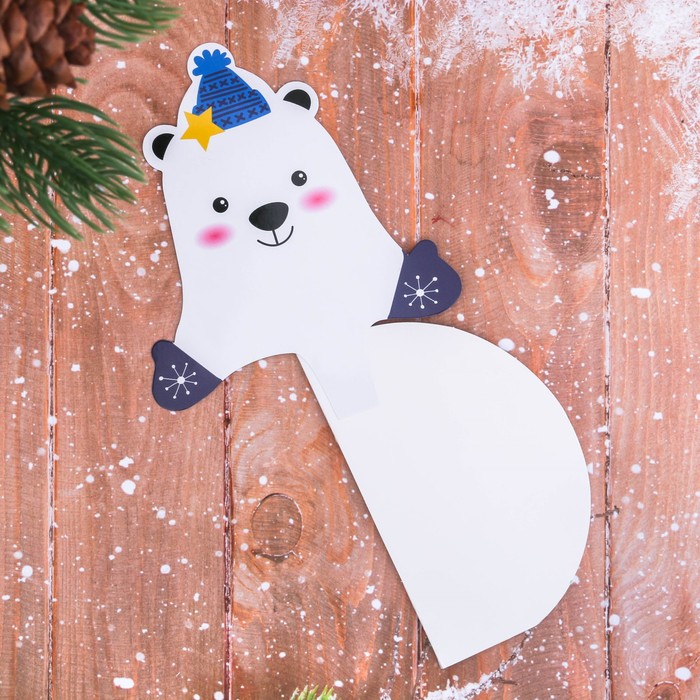 Украшение из тишью "Мишка"