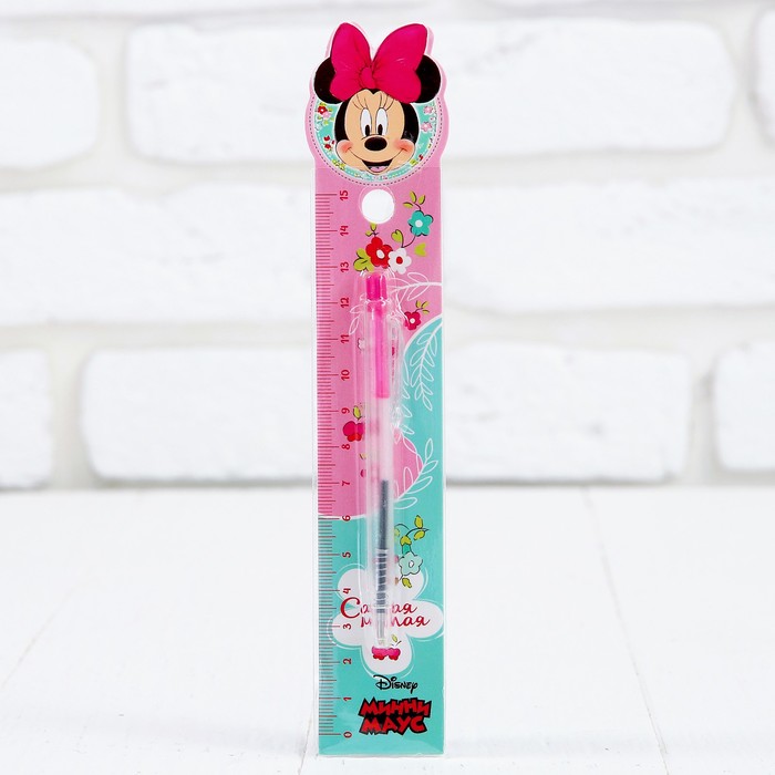 Ручка на открытке "Самая милая", Минни Маус