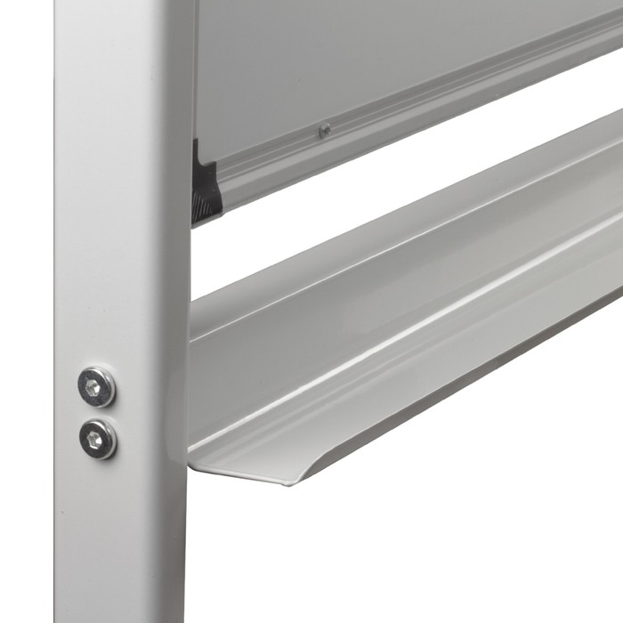 Доска меловая - магнитно-маркерная 90*120см BRAUBERG PREMIUM 2-сторонняя, зеленая/белая