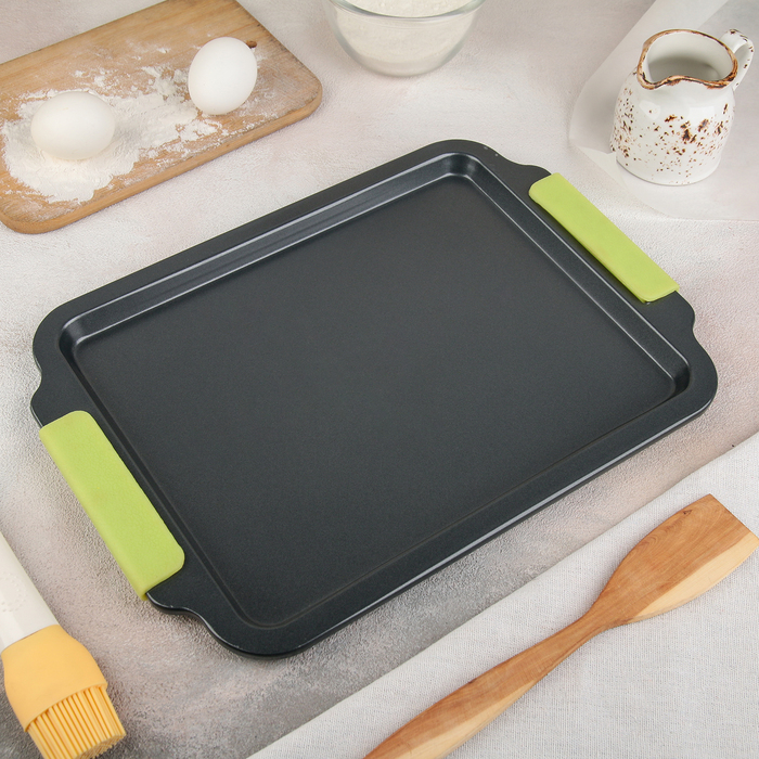 Форма для выпечки "Софт. Прямоугольник", силиконовые ручки, антипригарное покрытие