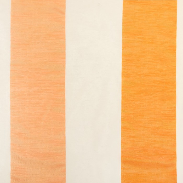 Тюль "Этель"Оранжевое небо (Вертикальная полоса) 140*280 см. 100% полиэстер