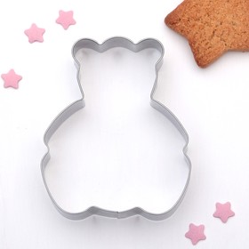 Форма для вырезания печенья «Медвежонок», 8×6,5×2 см