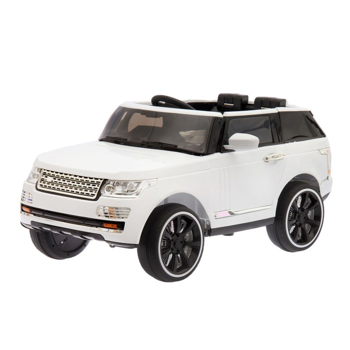 Электромобиль"Ренджик"2 мотора,радиоуправление,FM,USB,активная подвеска,белый УЦЕНКА