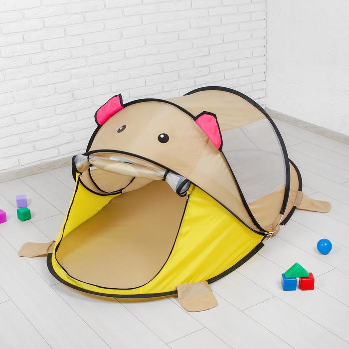 Палатка детская "Мишутка", бежевый