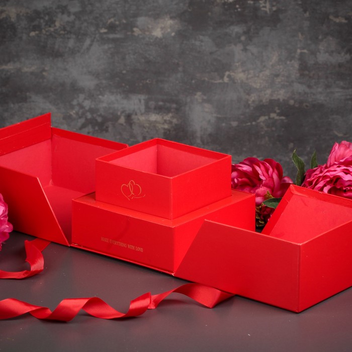 Коробка подарочная, 19 х 19 х 20,5 см