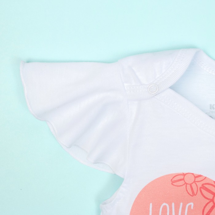 Костюм: футболка и укороч.брюки Крошка Я "Тропики", рост 86-92см (1,5-2 года)