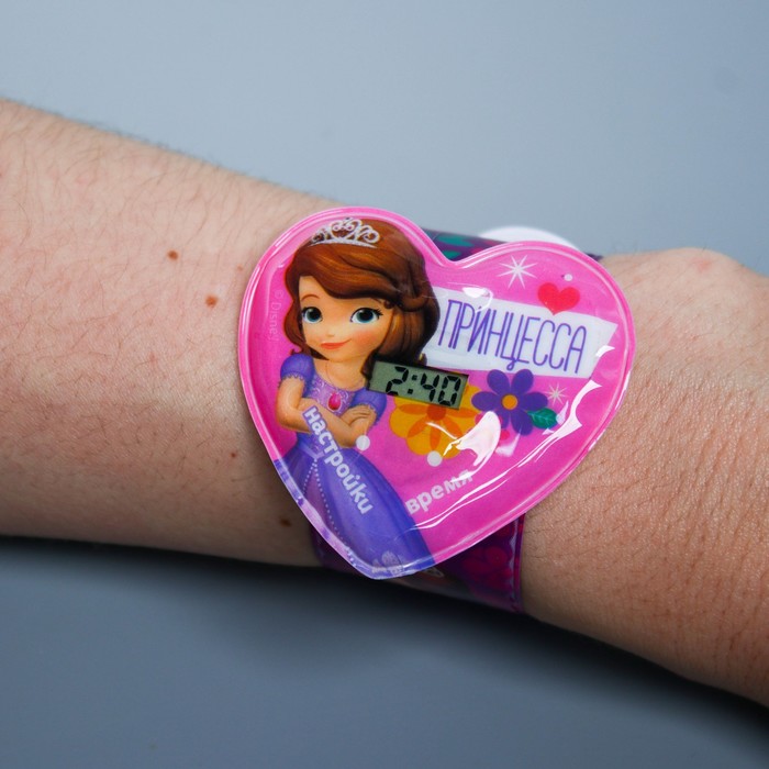 Подарочный набор "София Прекрасная" с часами и светоотражающими наклейками
