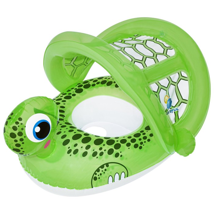 Круг для плавания с сиденьем и тентом "Черепаха"