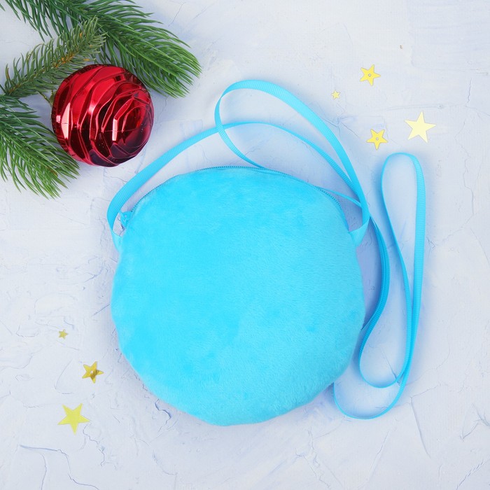 Мягкая сумочка "Дед Мороз и ёлочки"