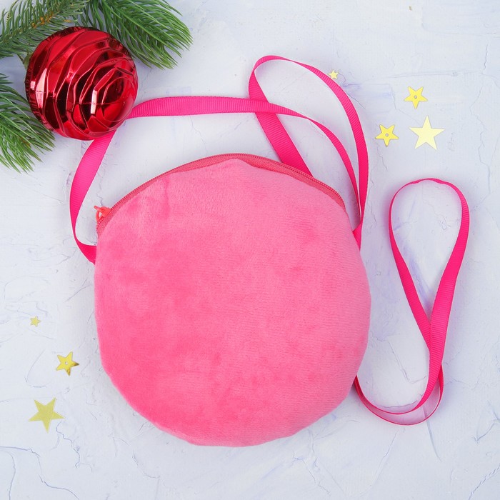 Мягкая сумочка "Дед Мороз у ёлки"