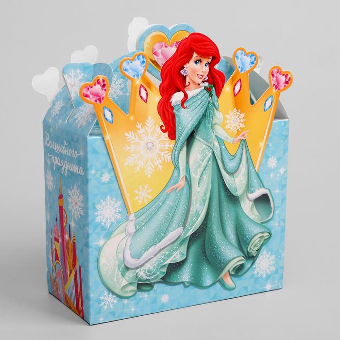 Коробка складная "Волшебного праздника", Принцессы, 15 х 12 х 7 см