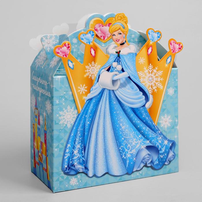 Коробка складная "Волшебного праздника", Принцессы, 15 х 12 х 7 см