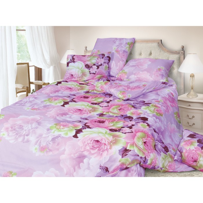 КПБ 1,5сп арт.828 , 147х215см, 150х215см, 70х70см 2 шт, пэ 60 г/м, пэ100%