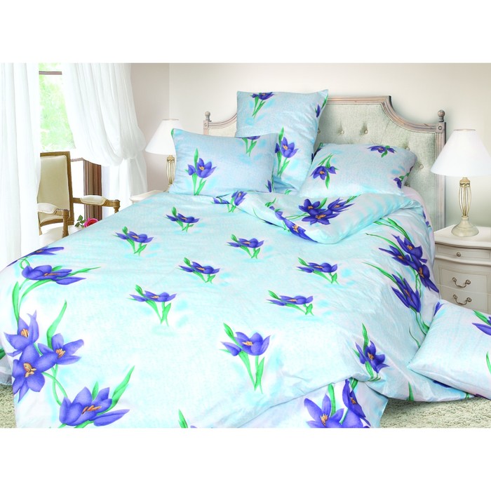 КПБ 2сп арт.058 ,175х215см, 180х220см, 70х70см 2 шт,пэ 60 г/м, пэ100%