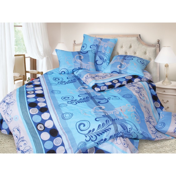 КПБ 2сп арт. 380-5,175х215см, 180х220см, 70х70см 2 шт,пэ 60 г/м, пэ100%