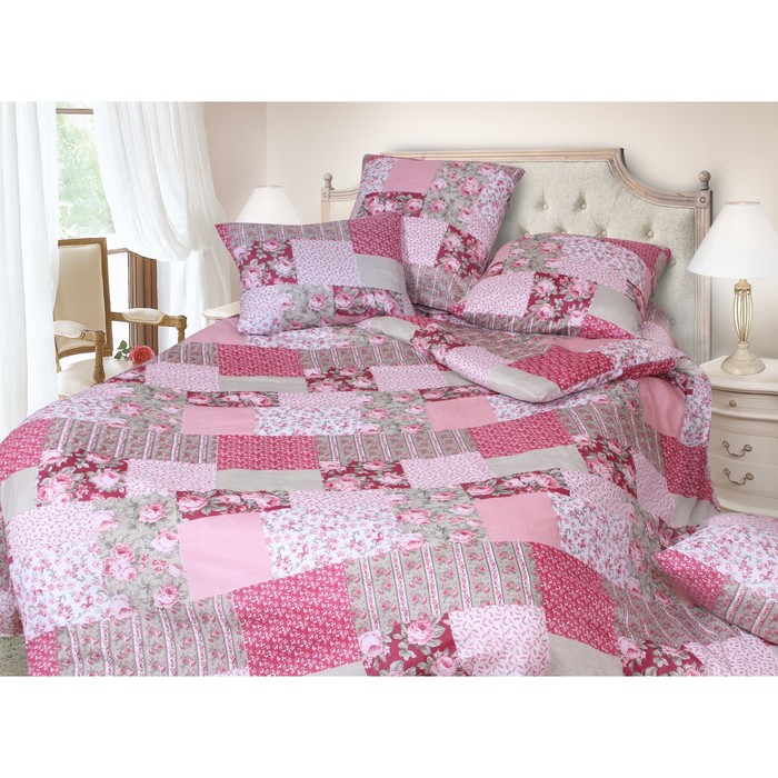 КПБ Евро арт.2774 , 200х215 см, 200х217 см, 70х70 см 2шт, пэ 60 г/м, пэ100%