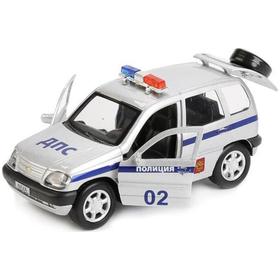 

Машина металлическая Chevrolet Niva, открываются двери и багажник, инерционная, 12 см