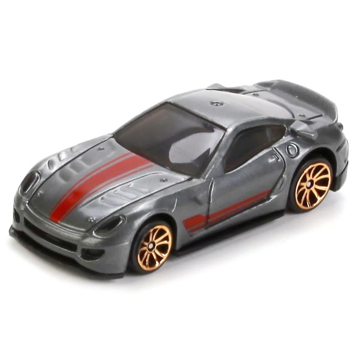 Трек-мини гоночный с катапультой и металлической машинкой, 7,5 см