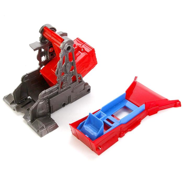 Трек-мини гоночный с катапультой и металлической машинкой, 7,5 см